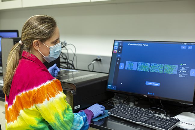 Sequencing lab at UNC Charlotte