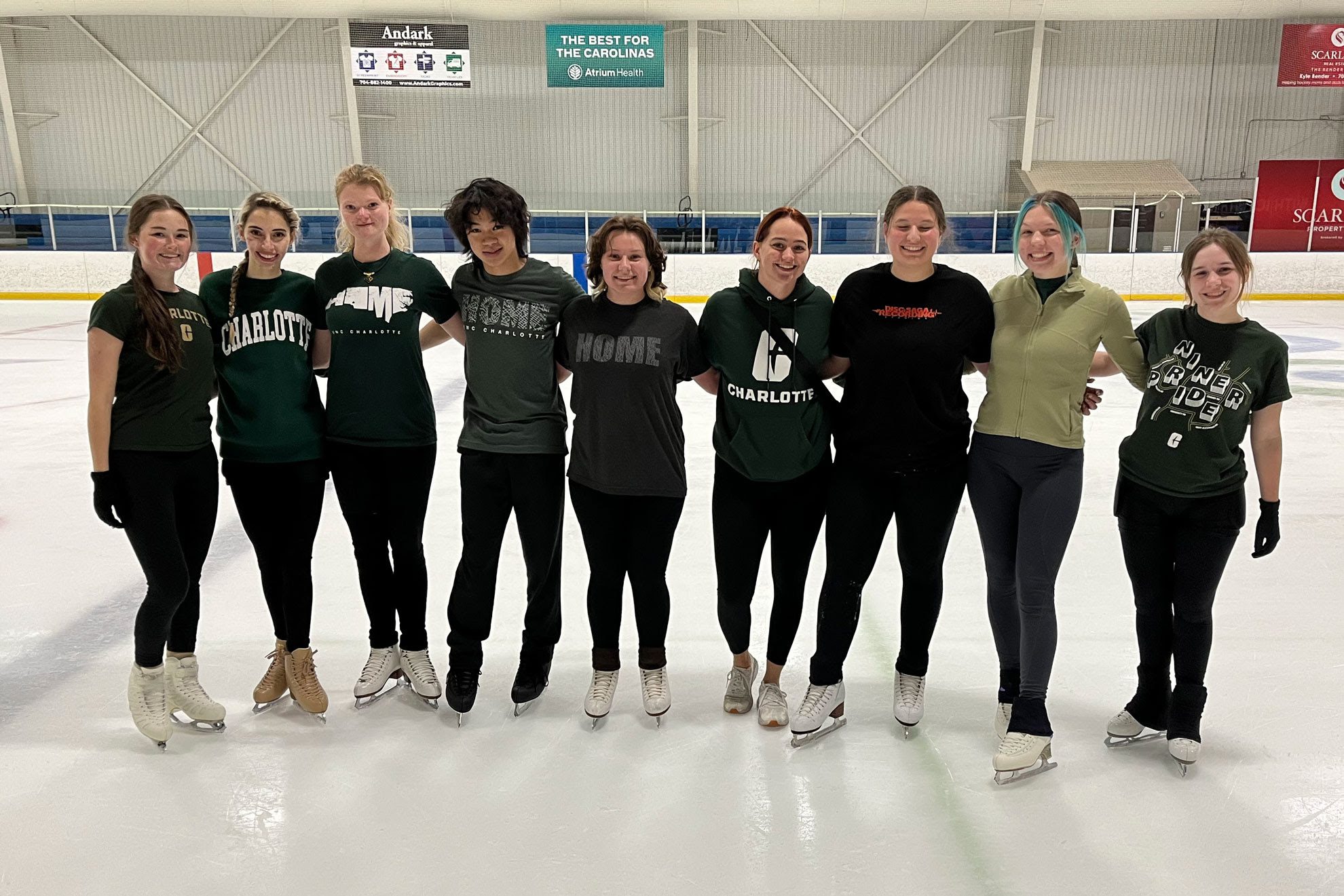 Students from the Figure Skating Club