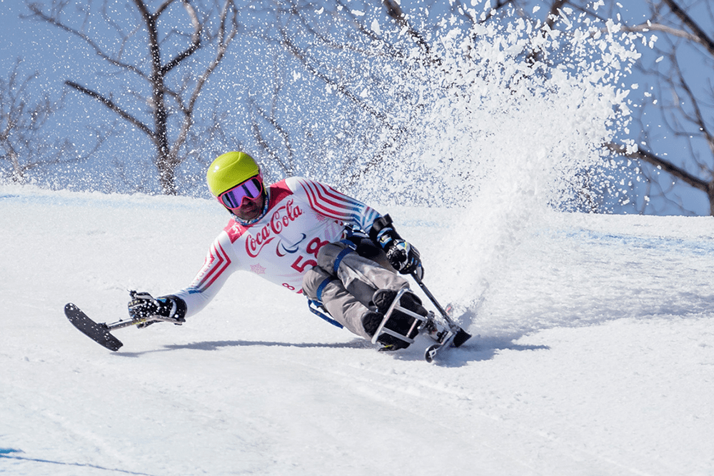 Jasmin Bambur ’03 recently represented the USA at the 2022 Paralympic Winter Games in Beijing China. 