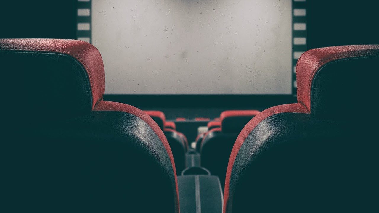 Inside of a movie theater