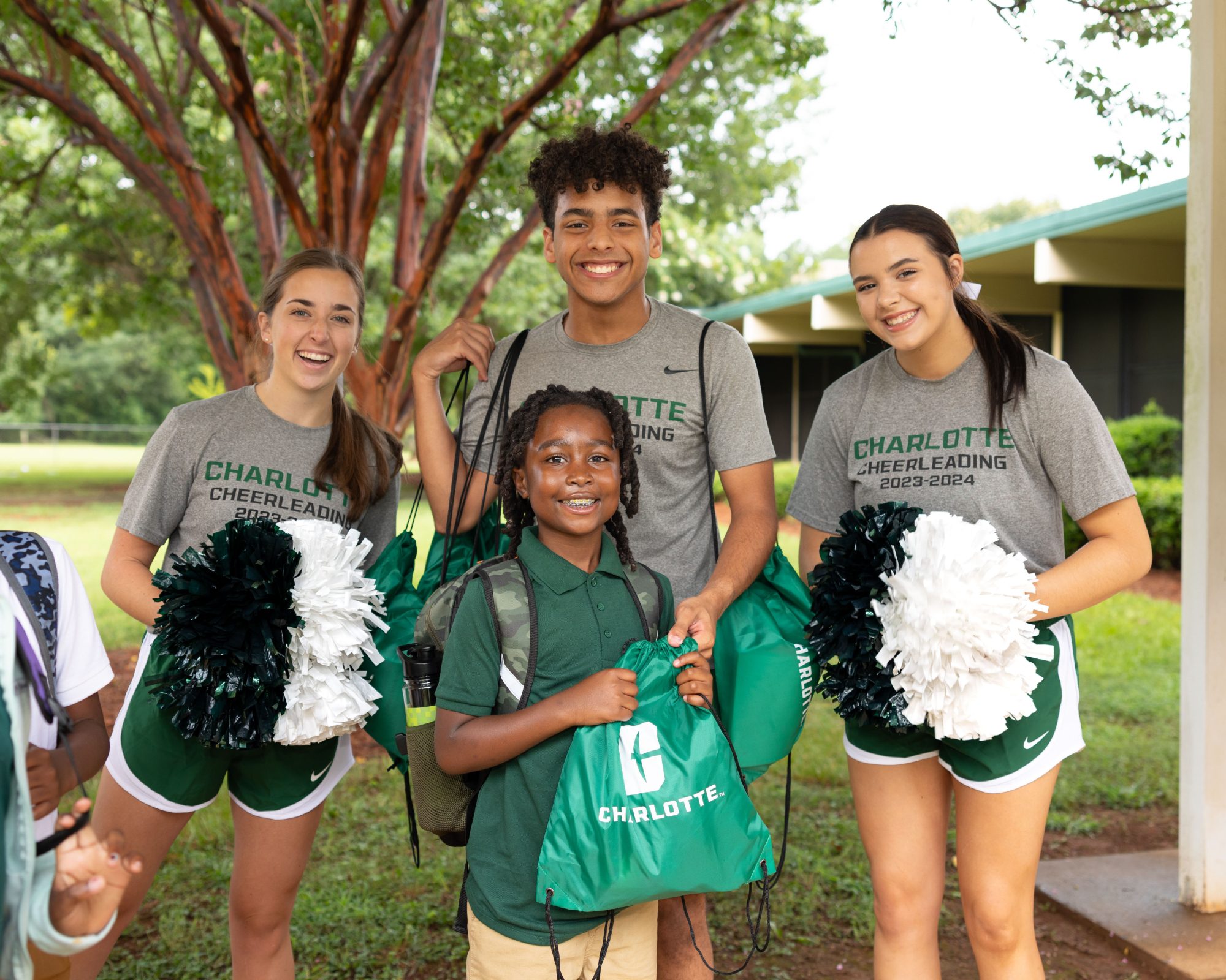 Photo of students smiling