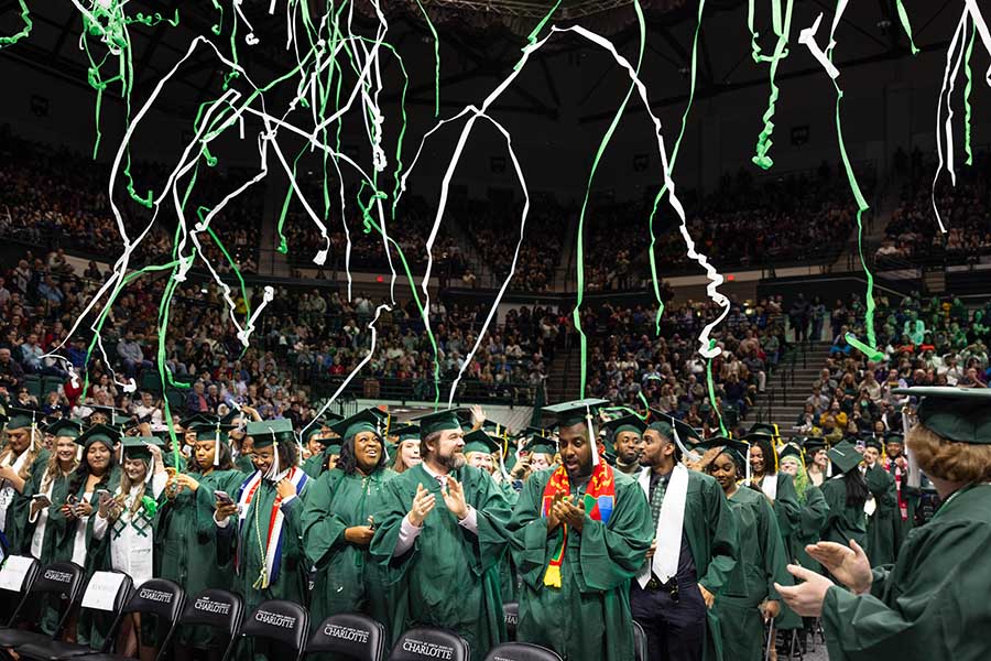 grads celebrate