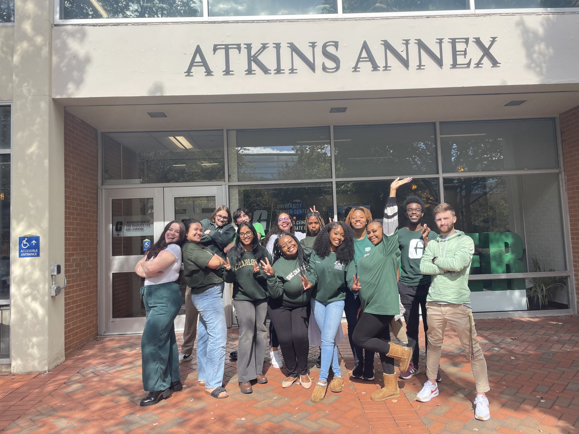 Photo of Peer Professional Student-led Team Wear Green